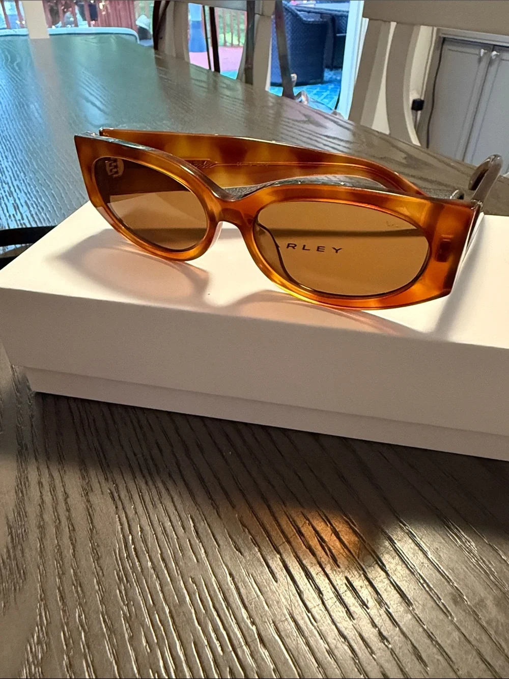 Varley Amber Tortoise Cat-Eye Sunglasses